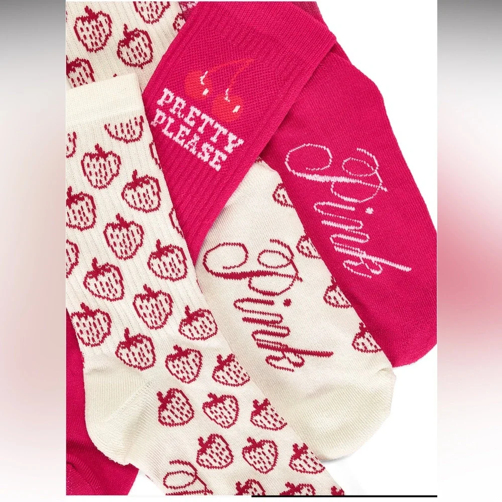 PINK Victoria’s Secret 2-Pack Crew Socks